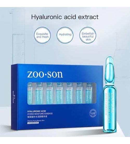 Zoo-Son Moisturizing Essence Hyaluronic Acid Hydrating Liquid Niacinamide Serum 7pcs Set